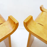 Pair of 'Museum' stools by Sven Kai-Larsen for Ströms Möbler - Sweden 1963