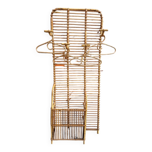 Vestiaire en rotin audoux