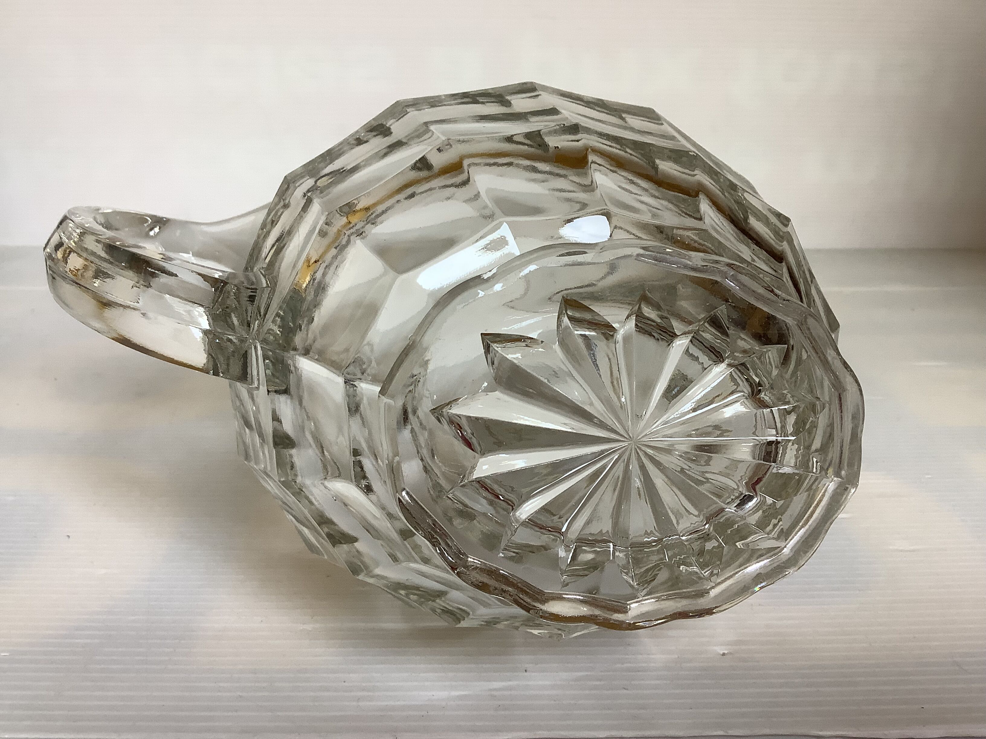 Large round glass jug