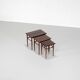 Side tables by Kai Kristiansen for Skovmand & Andersen Denmark 1960