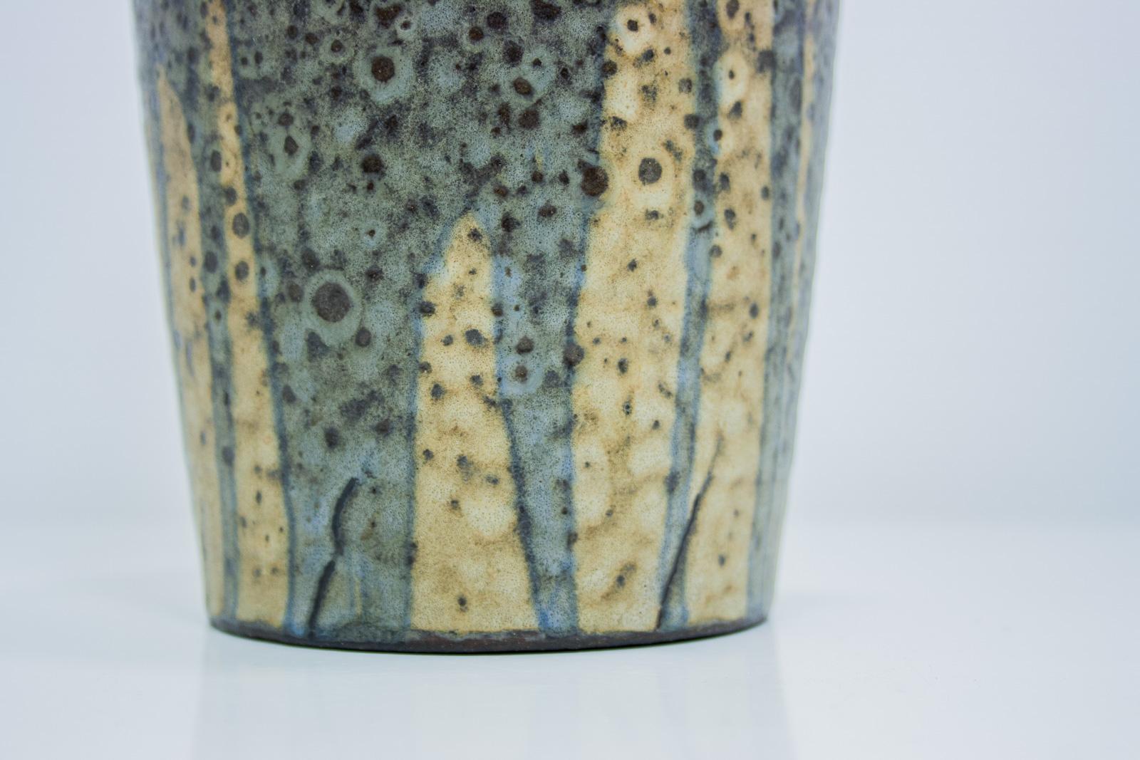 Vase mid-century ceramic Hannie Mein Netherlands