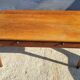 Pine farmhouse table ● Honey patina & Zebra grain