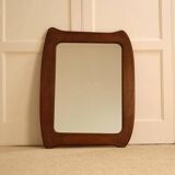 Organic wooden mirror - 1960s