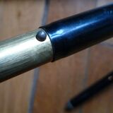 Industrial style tripod lamp, old tripod 1930s