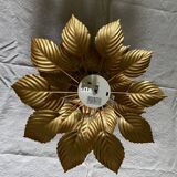 Ceiling lamp or golden flower sconce