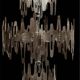 Brutalist stainless steel candlestick, France 1970