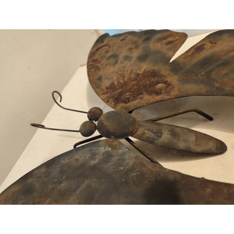 Sculpture en métal papillon