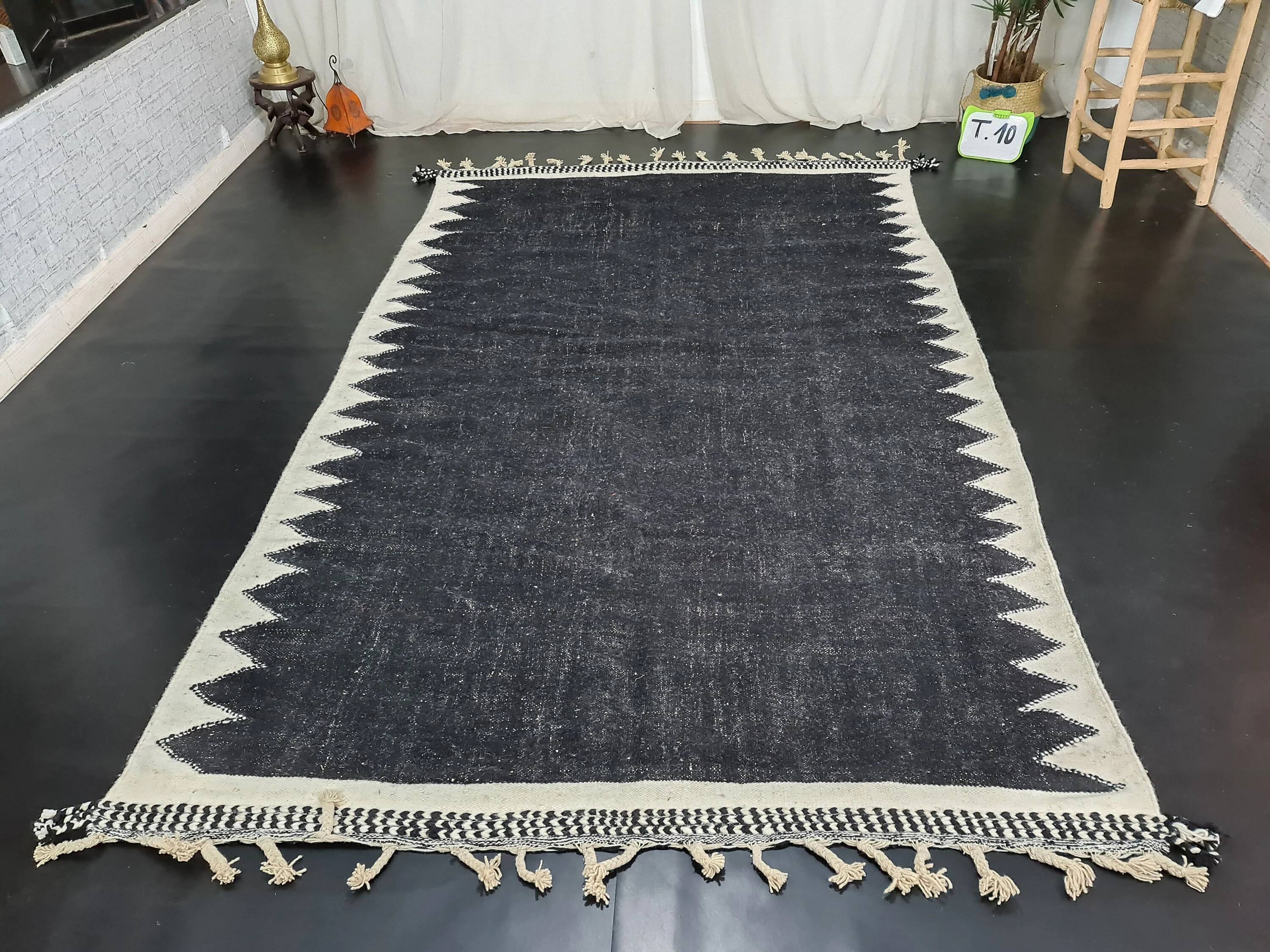 Authentic handmade Berber rug 3x2 m