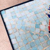 Vintage Mosaic Tile Side Table, Belgium, 1960s