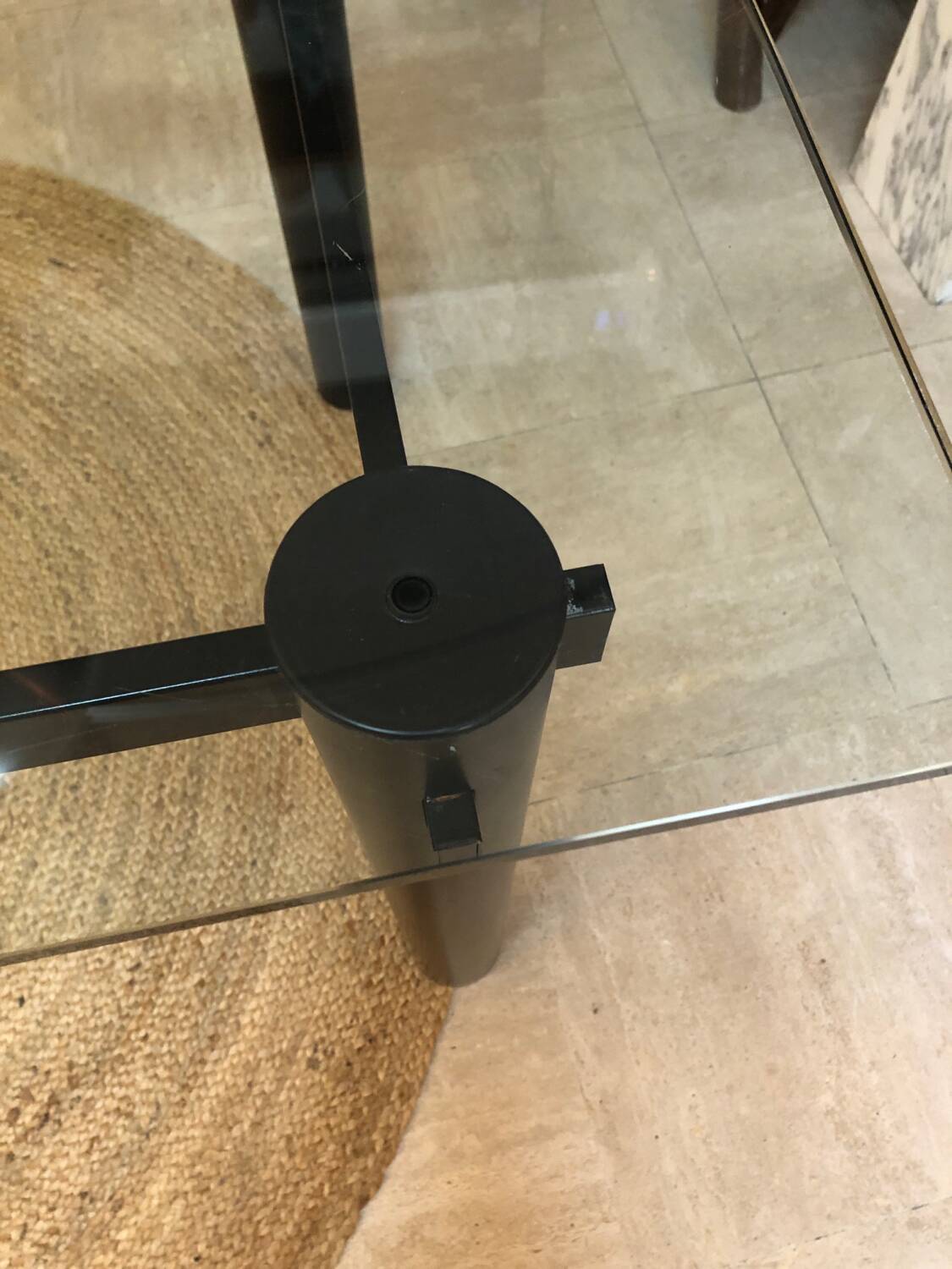 Memphis glass table, 1980