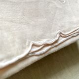 Pink embroidered napkins