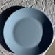 Set of 6 vintage blue dessert plates D18 (1)