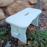 Vintage wooden low stool