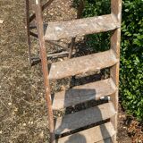 Old oak painter's stepladder