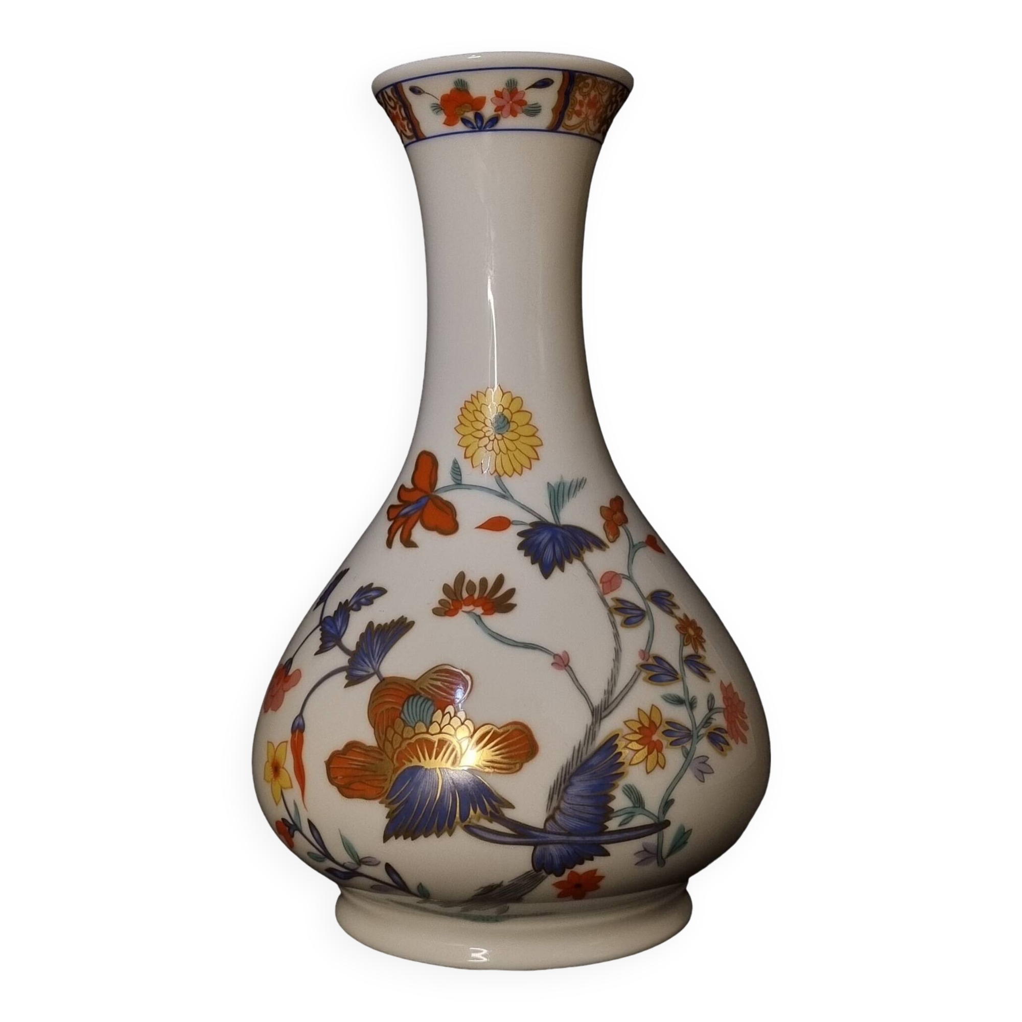 Bernardaud Pondochery porcelain vase
