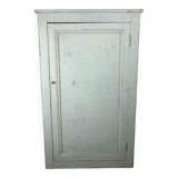 Armoire garde manger vert amande patinée