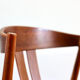 Series of 4 vintage Scandinavian teak chairs, 1960