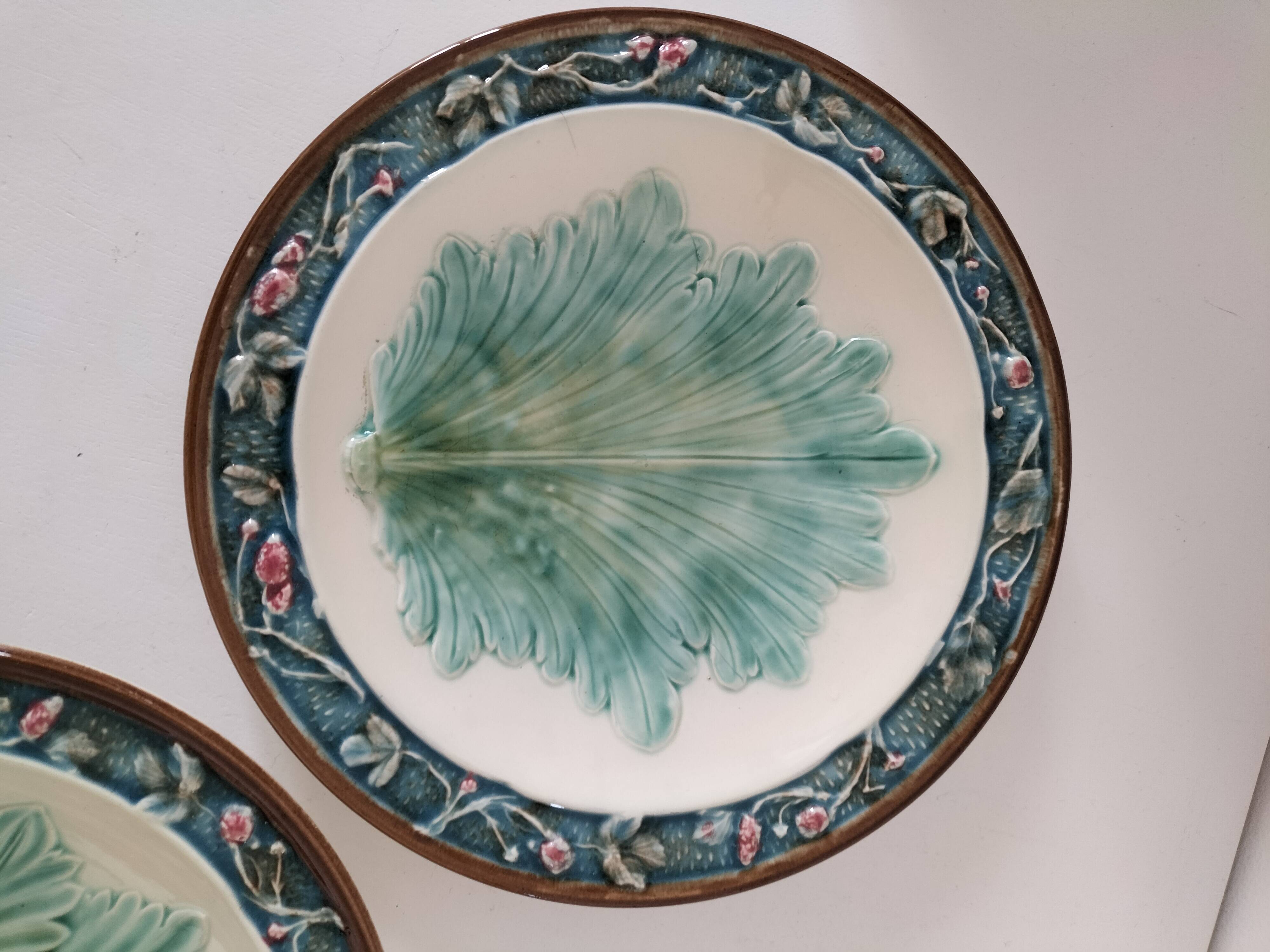 Two Longchamp earthenware plates.