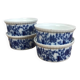 4 ramequins de la manufacture Pillivuyt décor Country Style