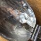 Nutcracker, shaped like a large nut, silver-plated metal