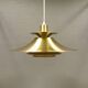Suspension danoise en aluminium couleur laiton