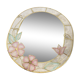 Vintage mirror in real mother-of-pearl and brass