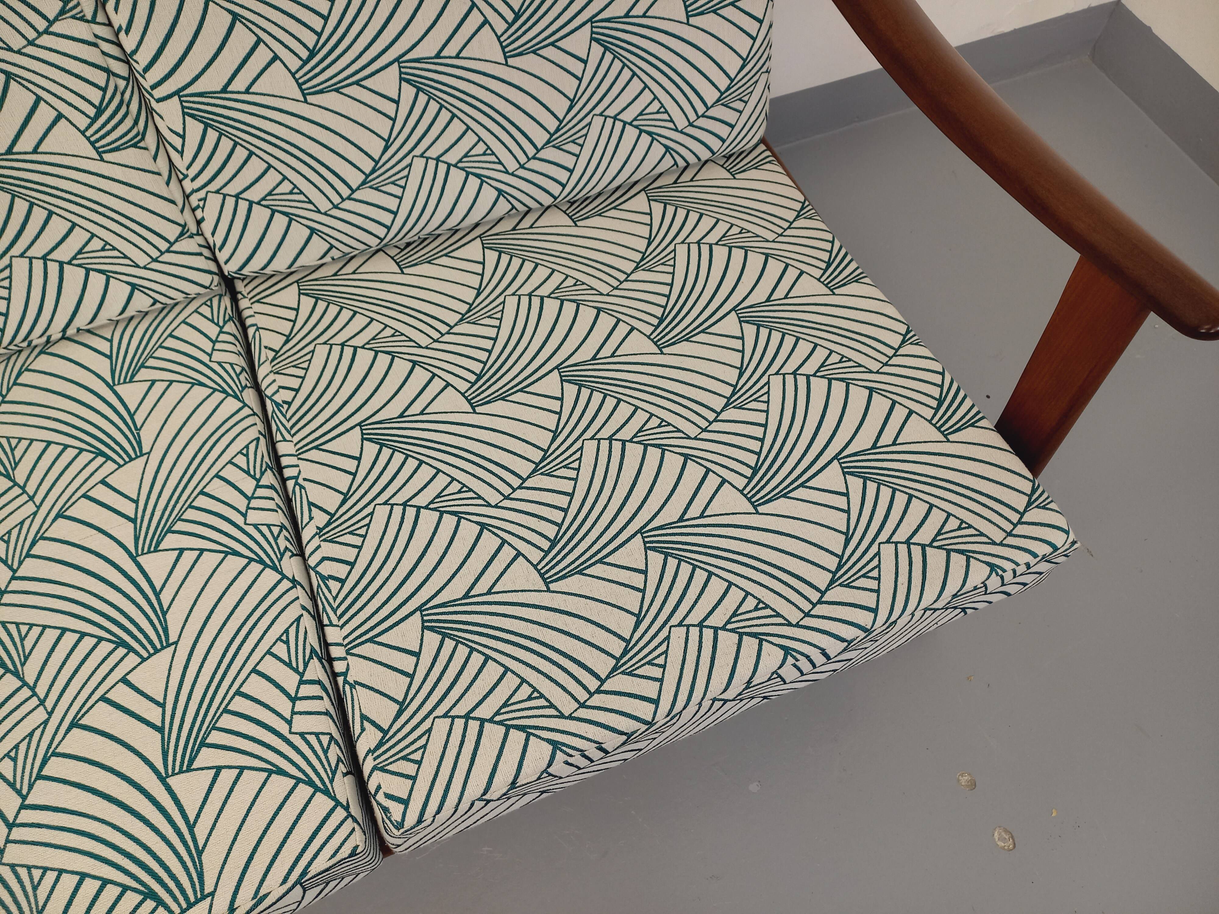 Scandinavian 3-seater sofa bench by Arne Wahl Iversen for Komfort in teak