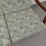 Banquette canapé 3 places scandinave Arne Wahl Iversen pour Komfort en teck