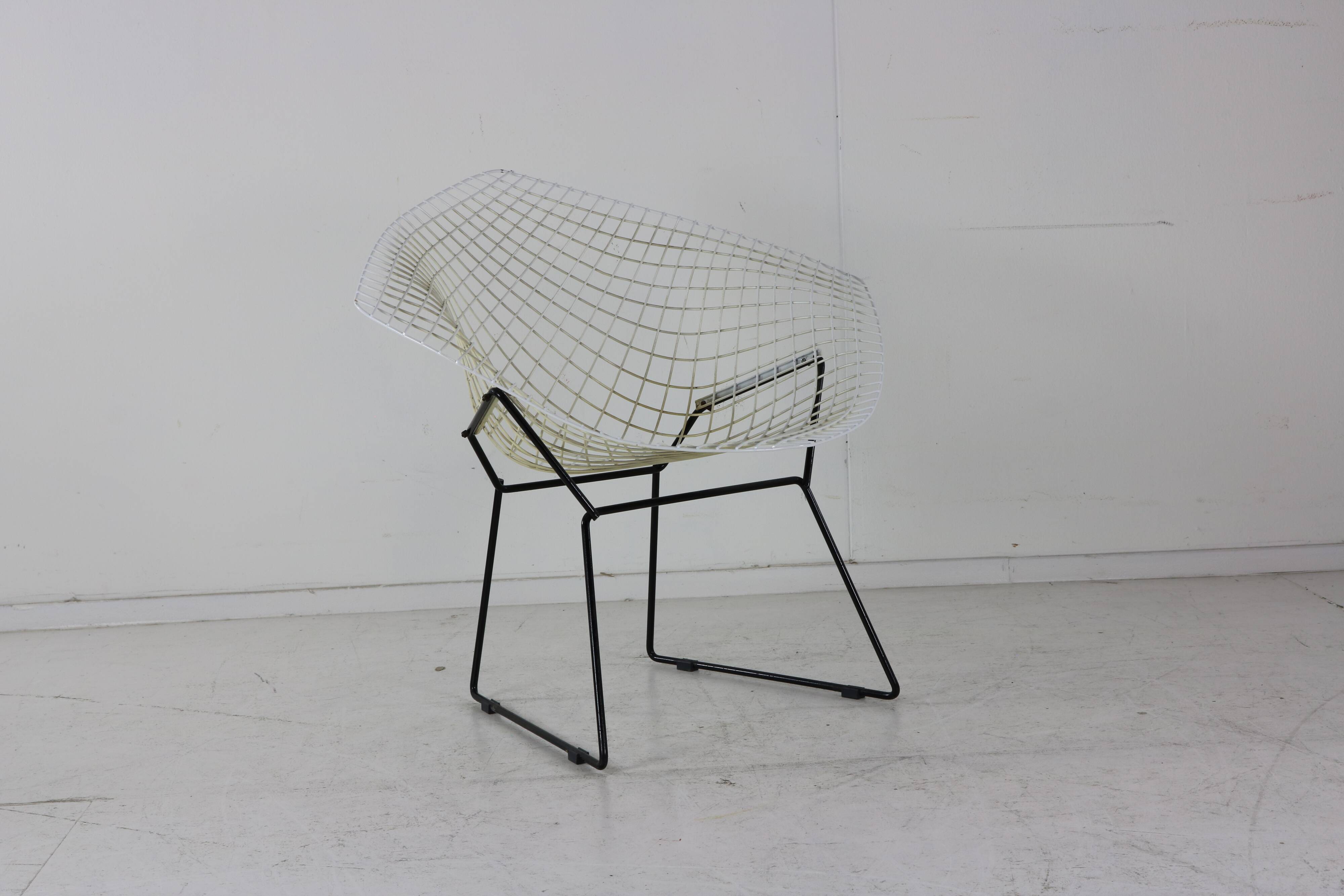 Fauteuil Diamond design seventies par Harry Bertoia pour Knoll