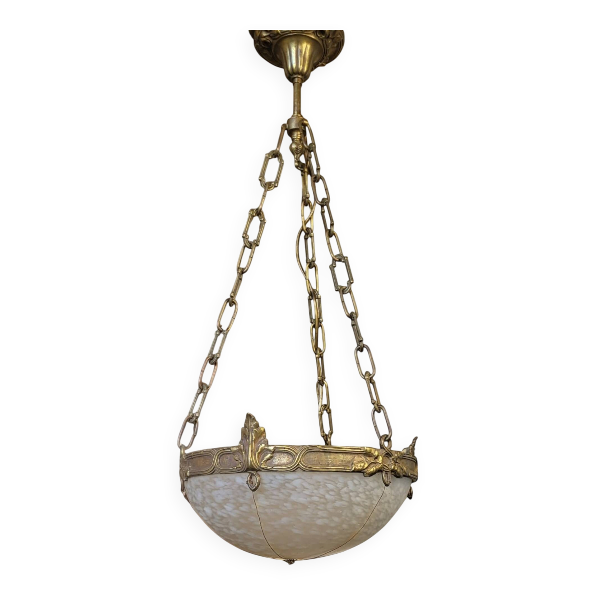 Art Deco Bronze Pendant