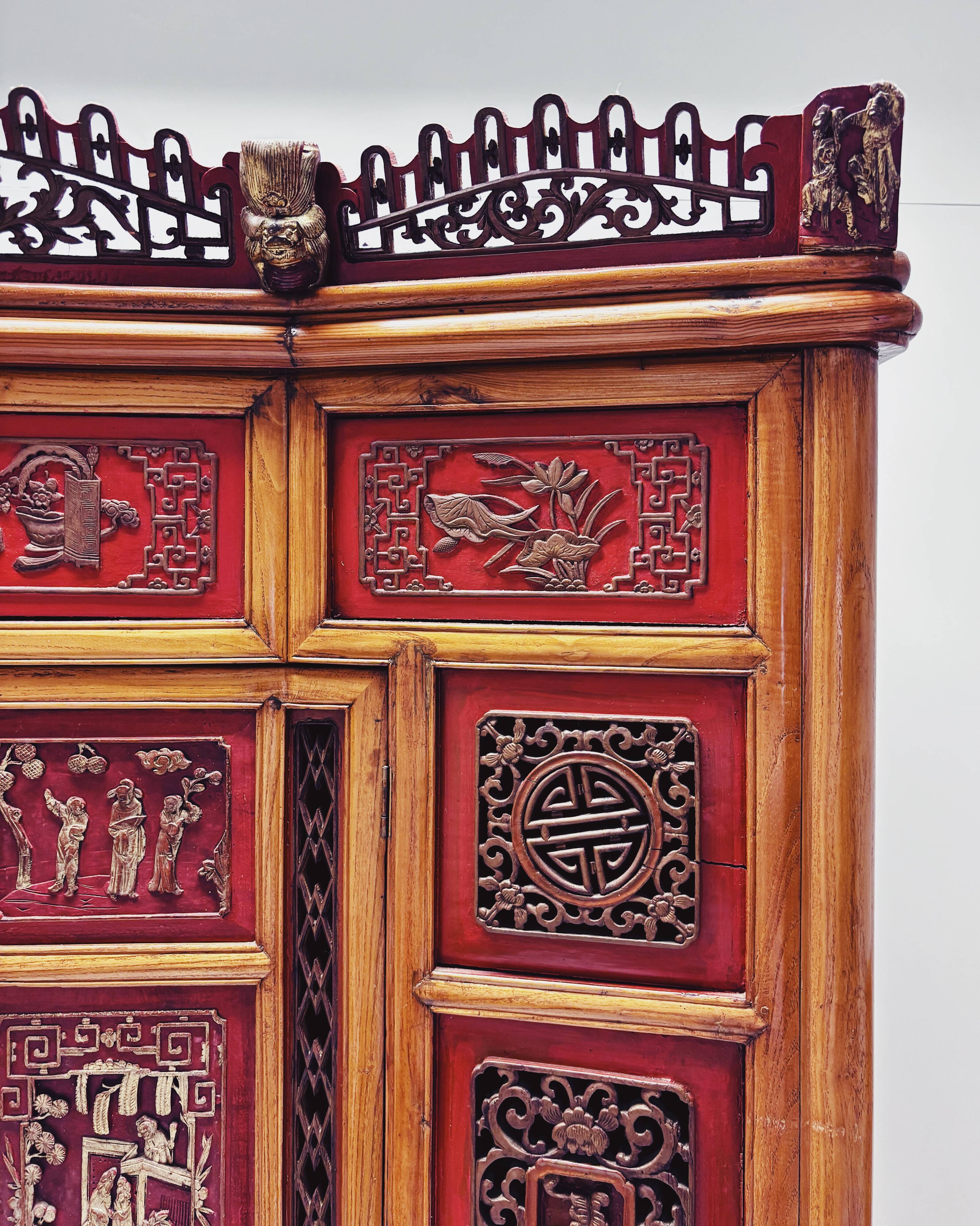 Cabinet de mariage chinois ancien