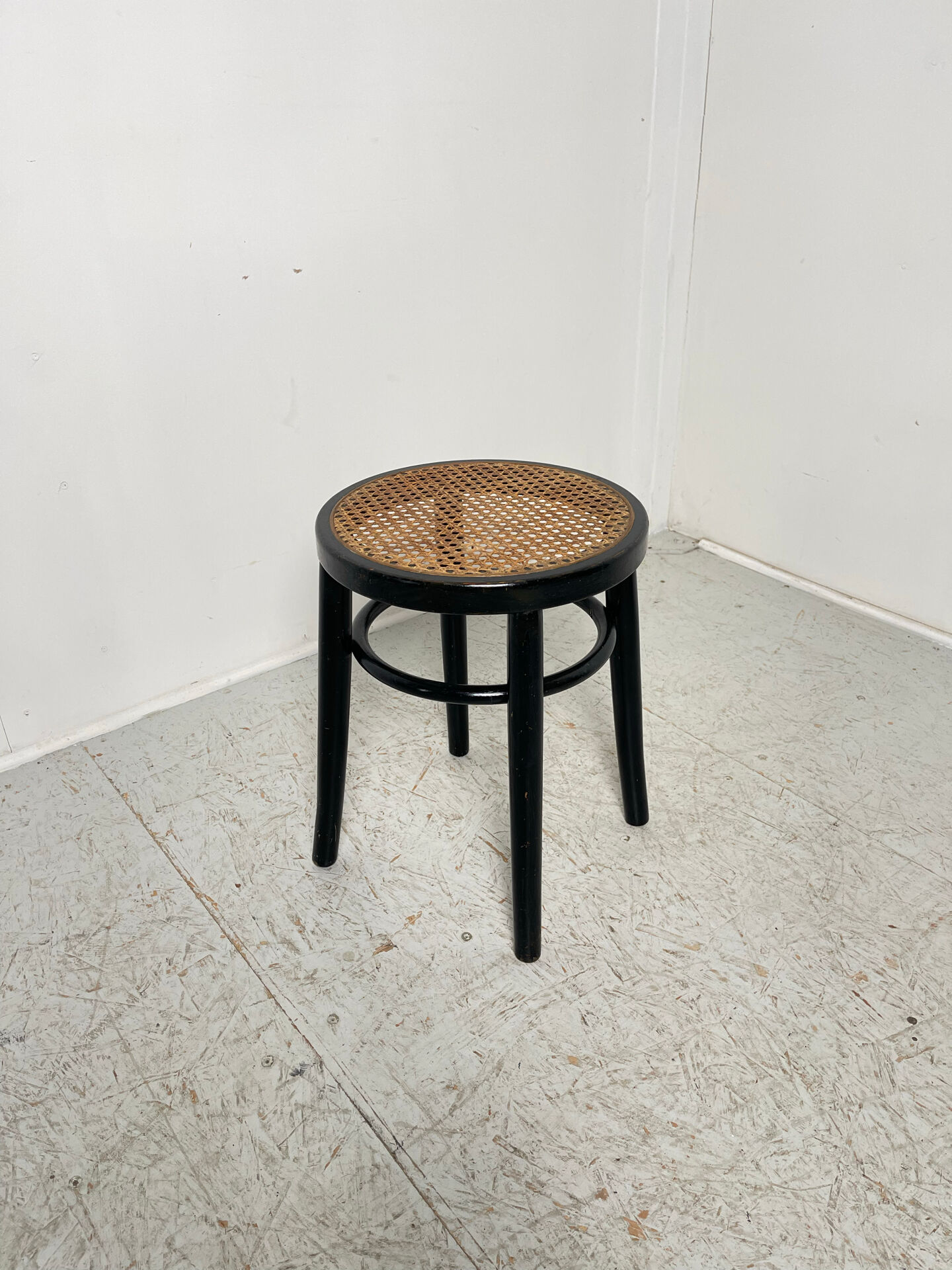 Caned stool 1970