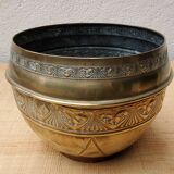 Brass pot cover