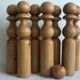 Wooden bowling game