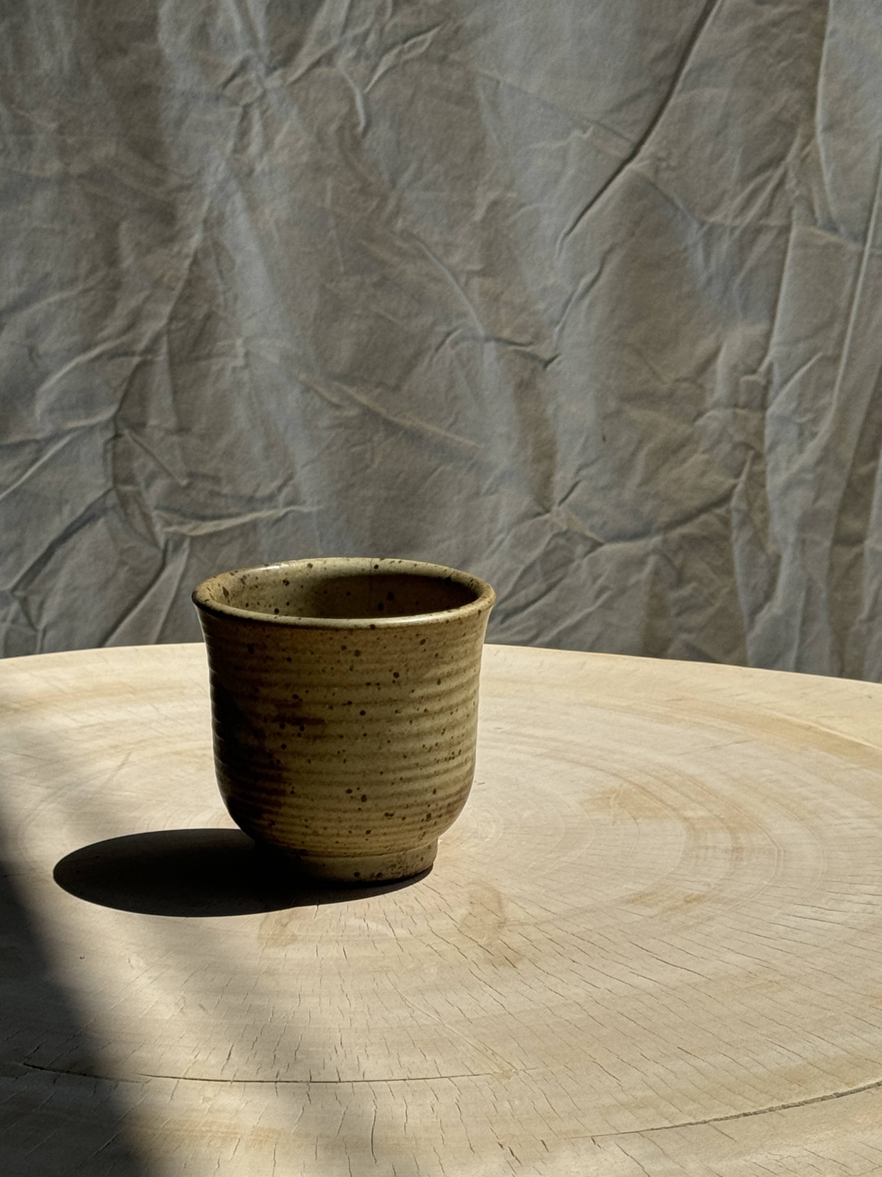 Small stoneware mug