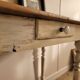 Country-style patinated desk