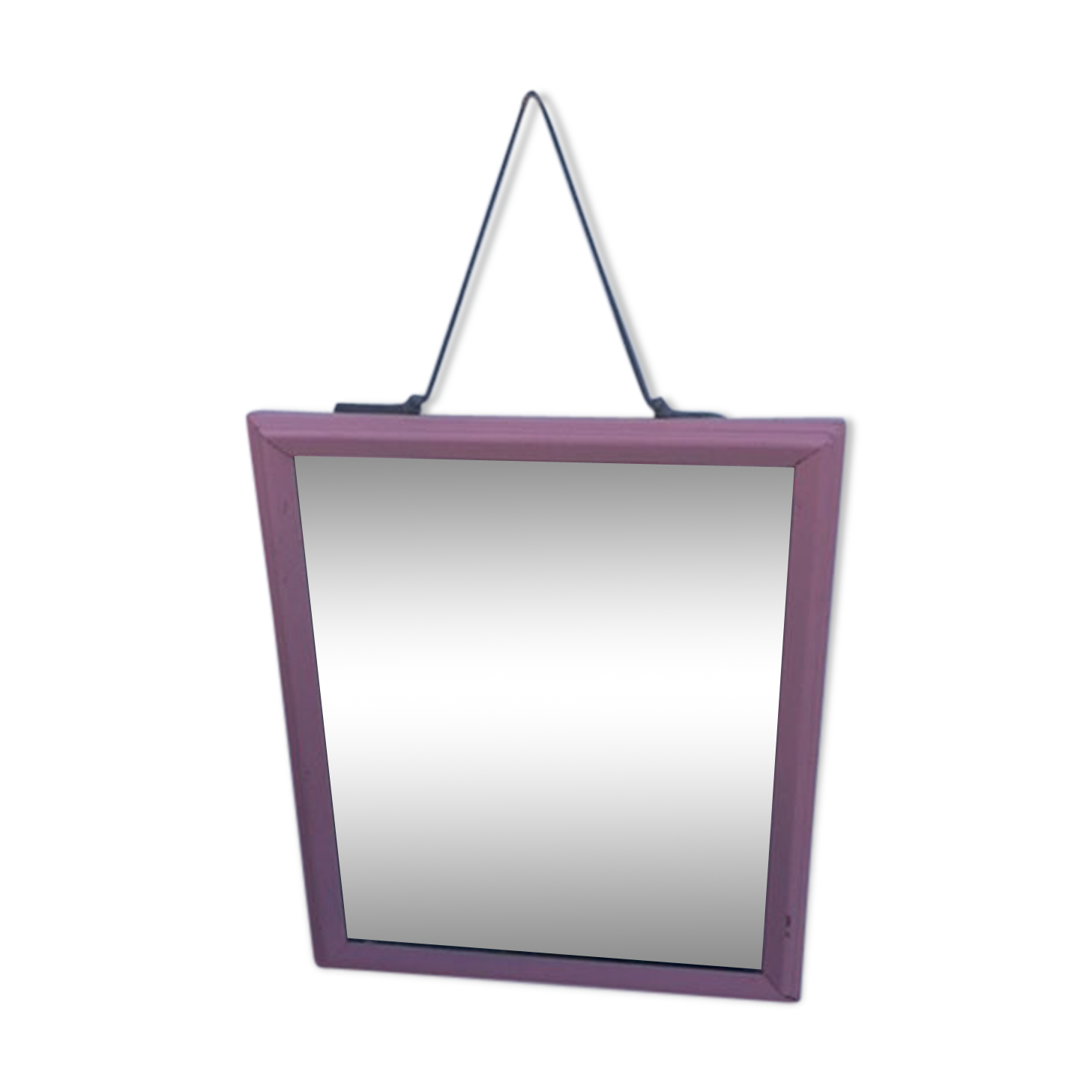 18x25cm pink metal mirror