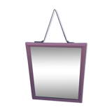 18x25cm pink metal mirror