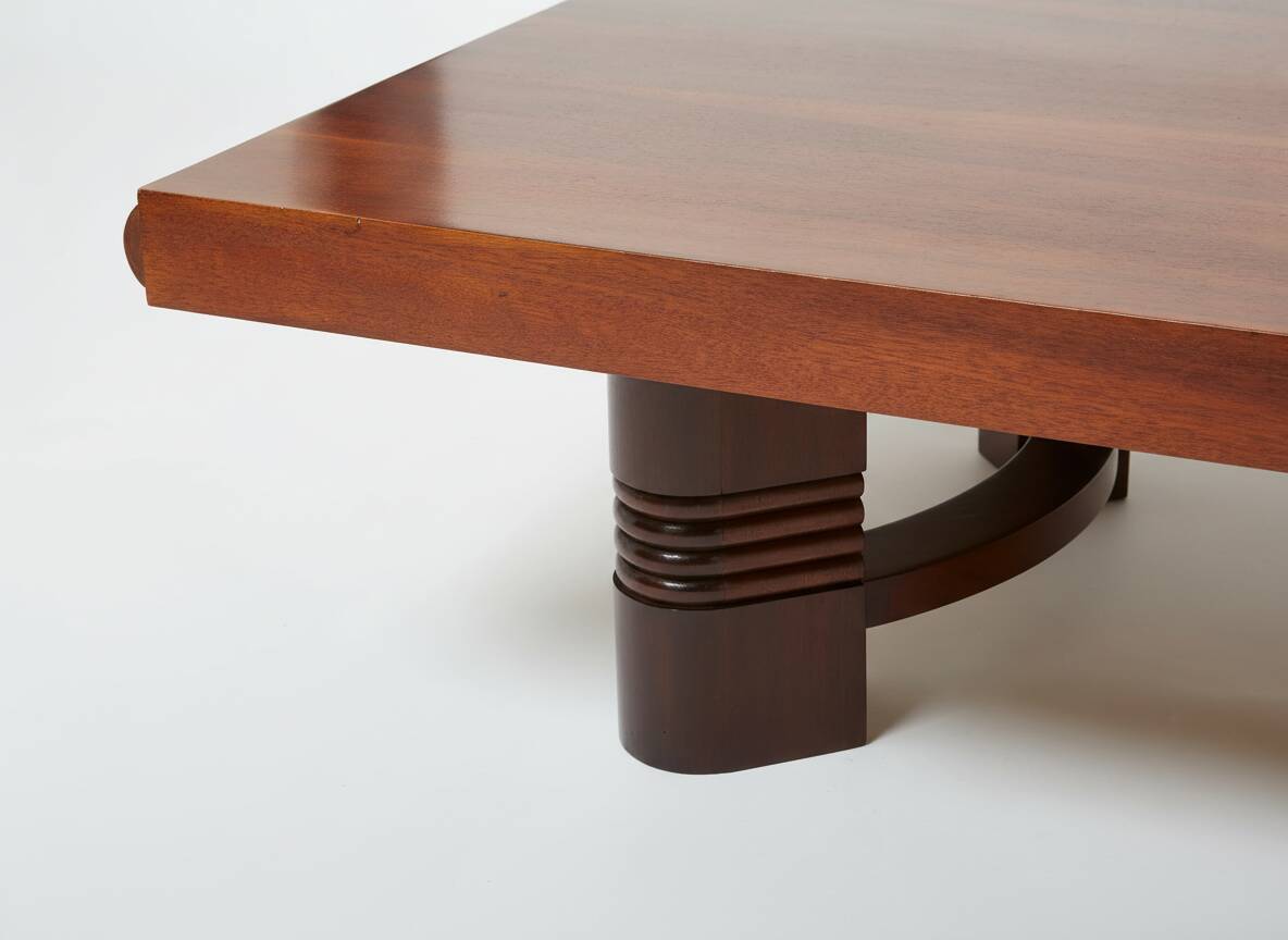 Art Deco coffee table by Charles Dudouyt, 1940.