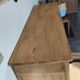 Old Art Deco Parisian buffet in stripped raw wood