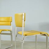 Rare vintage dining chairs in Finnish style by ILMARI LAPPALAINEN, 1960s