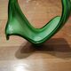Vide-poche / centre de table en verre soufflé