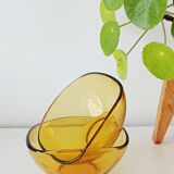 Lot de 6 coupelles Vereco ambré