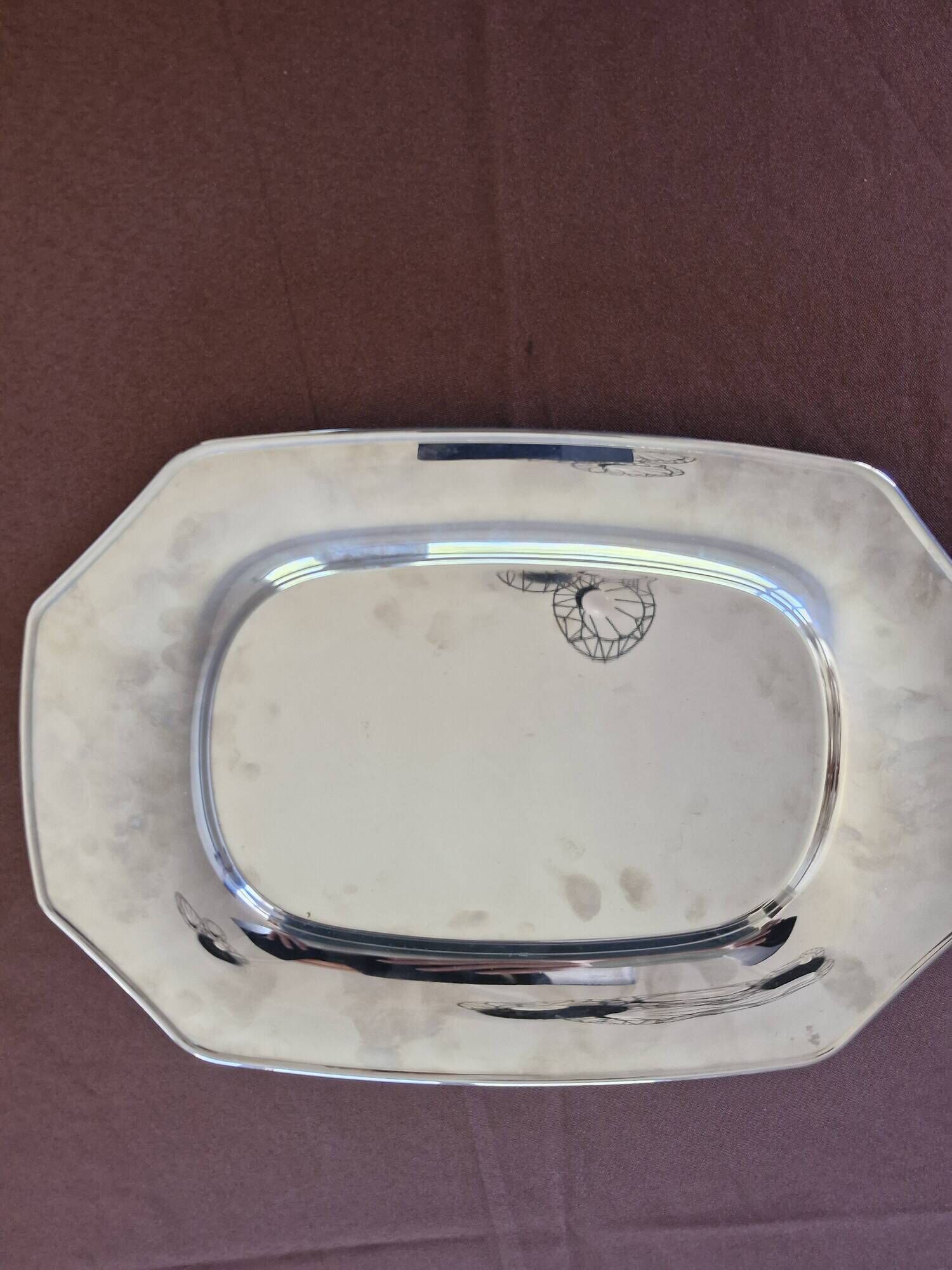 Oval plate Létang Rémy Marigny – stainless steel 18/10 – 38 cm – with box