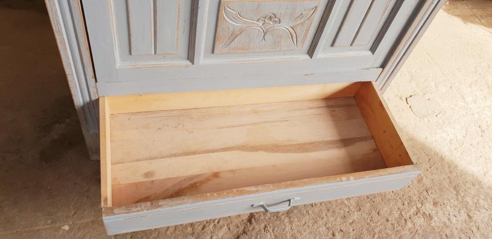 Art-deco style glazed cabinet