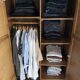 Armoire 2 portes en pin massif