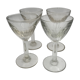 4 verres apéritif vintage