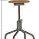 Industrial stool adjustable height year 60