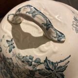 Porcelain soup tureen and dish