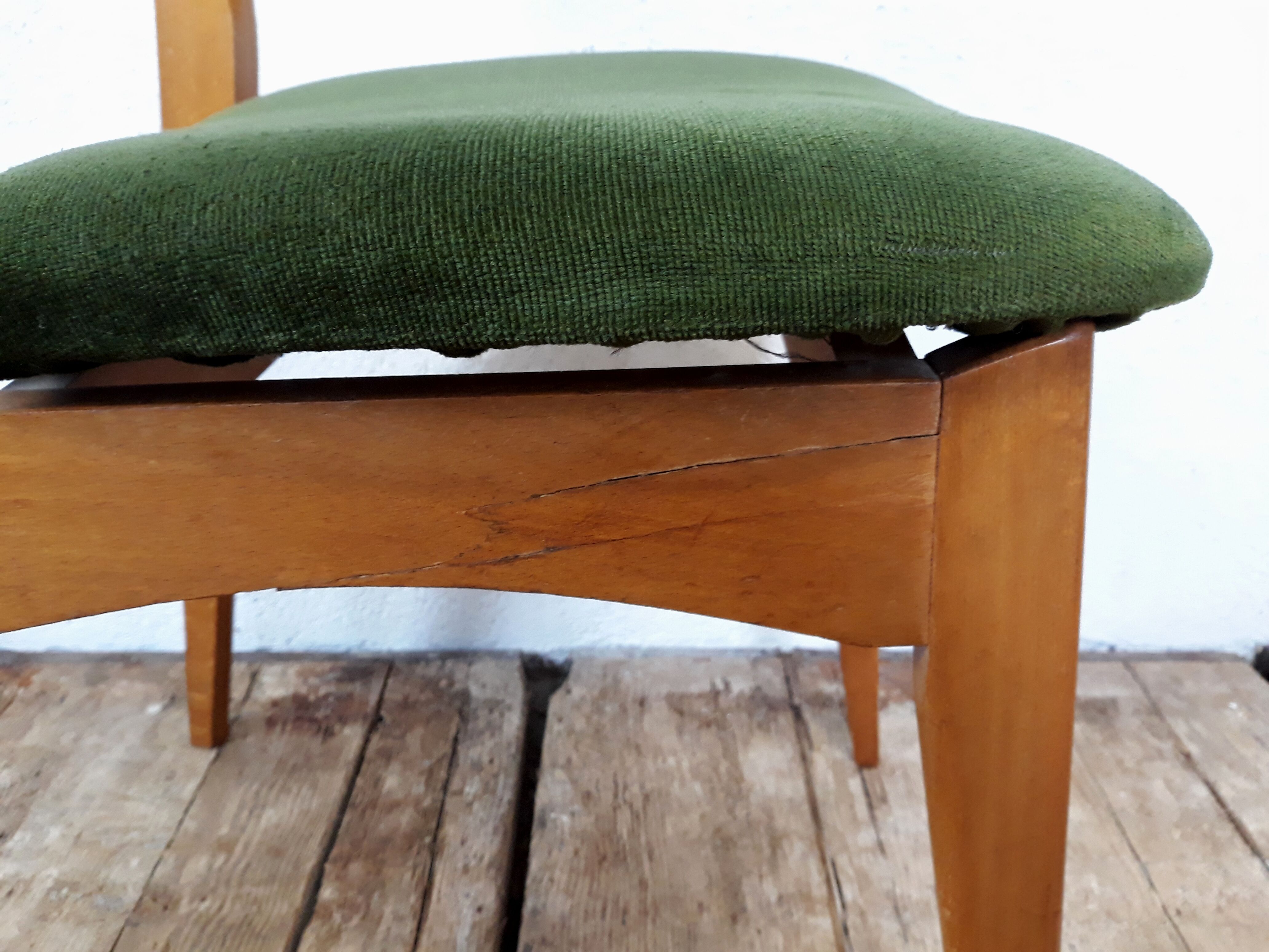 Set de 6 chaises vintage style scandinave